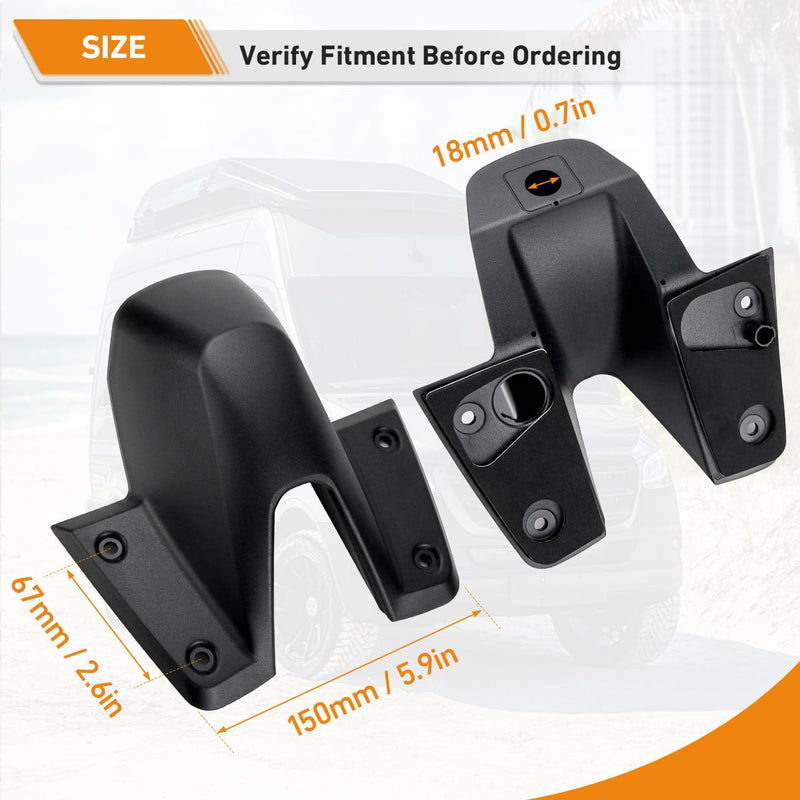 A907820120 Rear Roof Camera Housing for Freightliner & Mercedes-Benz Sprinter 1500 2500 3500 Van 2019-present, OE Brake Light Backup Cam Replaces 90782040019051 90782012019051 by GreenYi