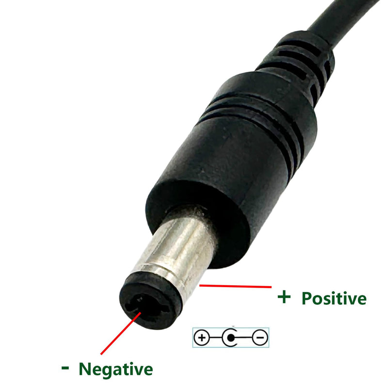 3Pcs DC Power 5.5mm x 2.1mm Reverse Polarity Power Converter Cable Cord for Keyboard Guitar Piano Effect Pedals Speaker Radio