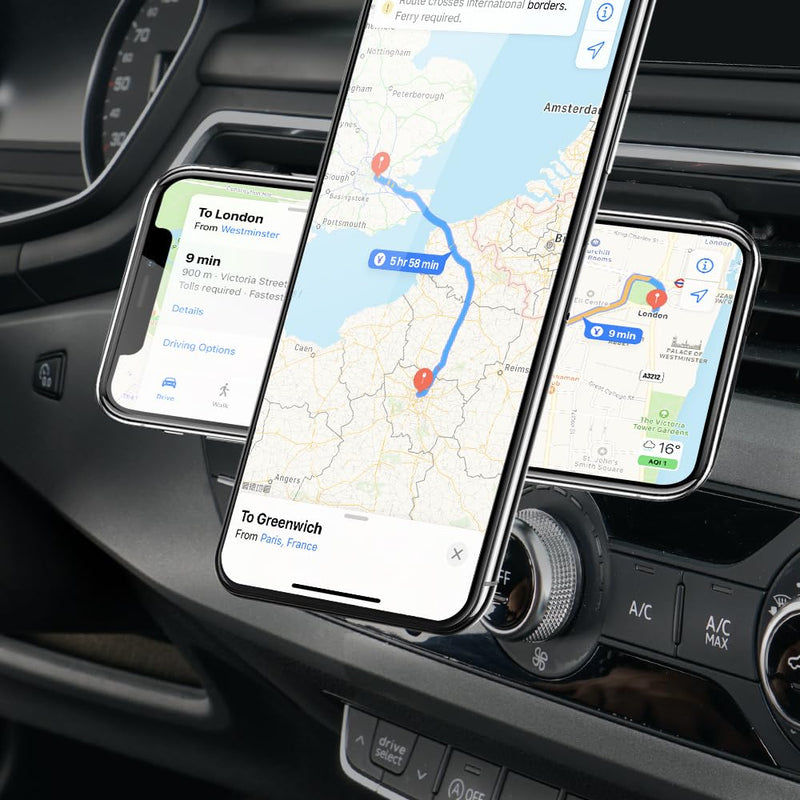 BEERTE fits for Magsafe Car Mount for Audi A4 S4 A5 S5 RS4 RS5 2017-2025 [20 Strong Magnets] Magnetic Phone Holder for iPhone 17 16 15 14 13 12 Car Air Vent Phone Navigation Automobile Cradles