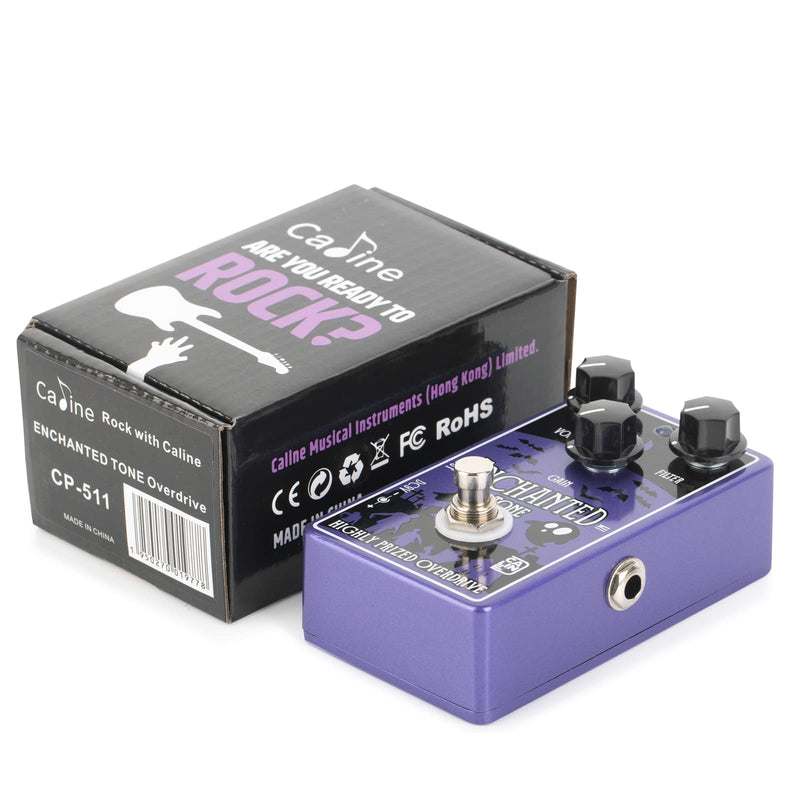 Caline CP-511 Enchanted Tone Overdrive Guitar Effect Pedal True Bypass Aluminum Alloy Casing