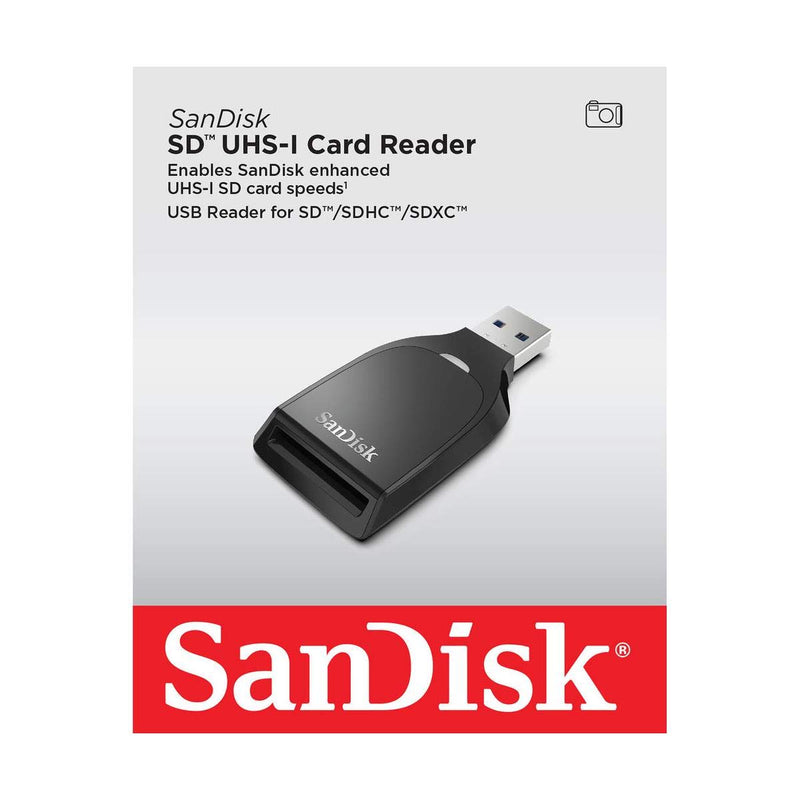 SanDisk UHS-I SD Card Reader, Max 170MB/s Read and 90MB/s Write Speed