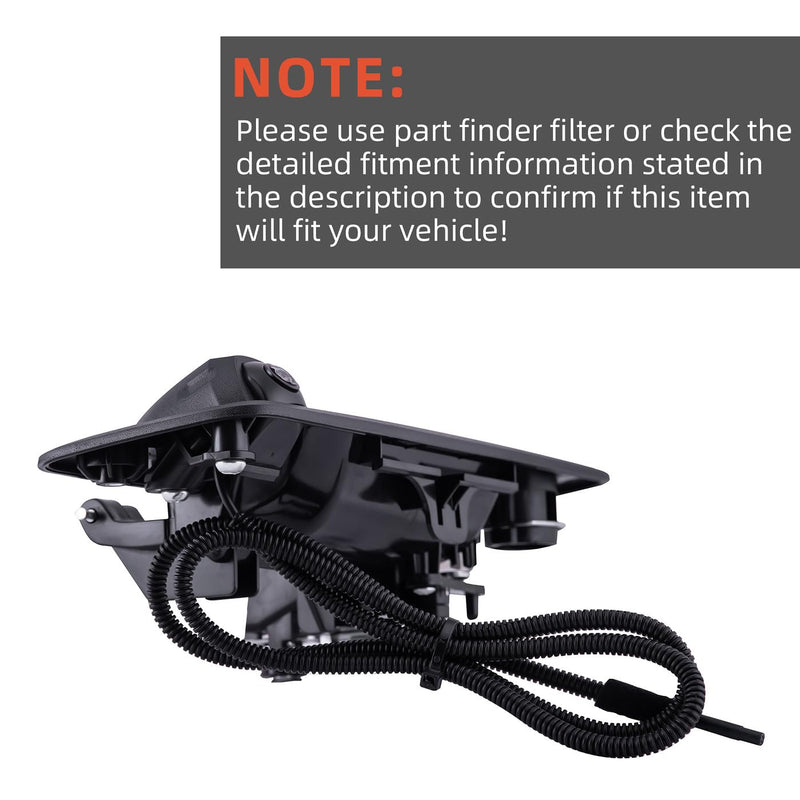DEAL AUTO ELECTRIC PARTS Tailgate Handle Backup Camera w/Key Hole | Compatible with Toyota 16-23 Tacoma 14-21 Tundra, Built-in Truck Bed Backup Rear View Camera w/Power Cable RCA Plug