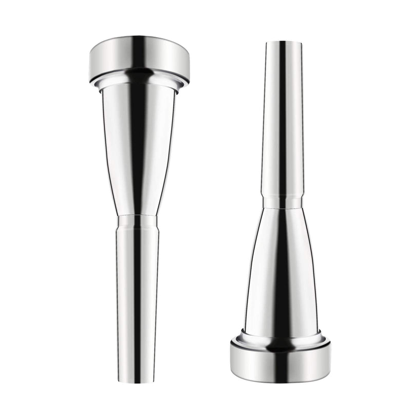 [AUSTRALIA] - EASTROCK 3/5/7C Trumpet Mouthpiece Performance Type 7c Heavy Silver Vacuum Package Trumpet Instrument Accessories 