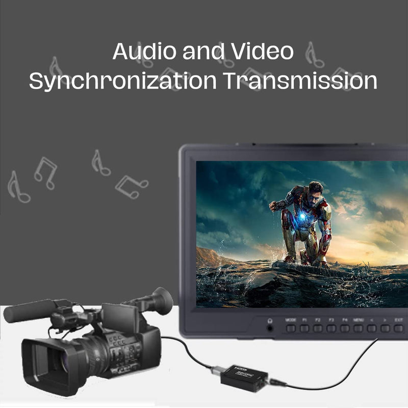 [AUSTRALIA] - Groza HDMI to SDI Converter, HDMI to SD-SDI HD-SDI 3G-SDI Audio Video Adapter,Support 1080P 1080I for Camera Home Theater Monitora 