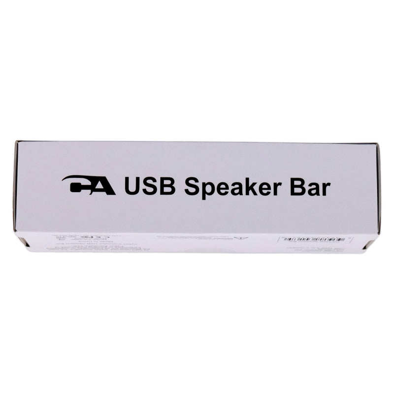 Cyber Acoustics USB Speaker Bar (CA-2890) – Stereo USB Powered Speaker, Easily Clamps to Monitor, Convenient Controls
