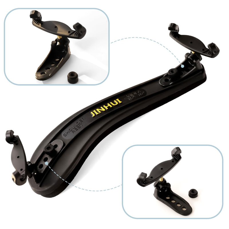 [AUSTRALIA] - Viola Shoulder Rest for 15 inch - 16 1/2 inch Viola, with Collapsible and Height Adjustable Feet (15"-16.5") For Viola 