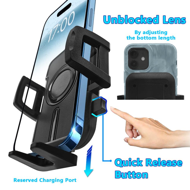WAAPAK Car Phone Holder Mount 2015-2025 Lexus NX Auto Accessories Interior Decoration Smartphone Thick Case Cradles Navigation Bracket (Lexus-NX-15-21) Lexus-NX-15-21