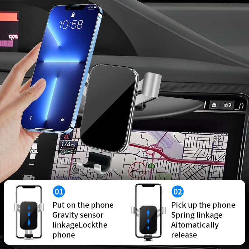 Car CD Slot Phone Mount for Honda Civic 2001-2015，Odyssey 2011-2017，Pilot 2003-2022 Automobile Interior Accessories Best Cellphone Holder Cell Phones Screen Stand Mobile Cradle Dashboard Accessory