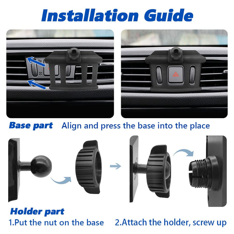 Car Phone Mount for 2014-2020 Nissan Rogue [Thick Case Friendly] Mobile Phone Holder Cell Navigation Bracket Air Vent Auto Accessories Cradles, All Phones (Rogue-14-20)