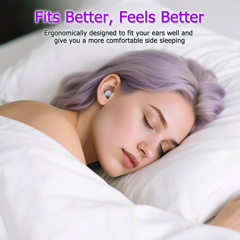 Sleep Earbuds, Mini Earbuds for Sleeping, Side Sleep Wireless Headphones, 8Hrs Single Charge, HiFi Sound, Comfortable Fit (Black) Black