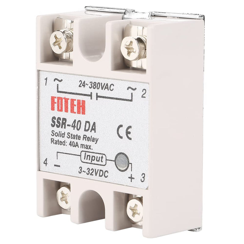 Auto modules de relay statique monophasé DC-AC SSR-40DA solid state relay 25a+relay a semi conducteur relay ssr 40a relay 5v 220v ssr relay statique solid state relay 25a solid state relay