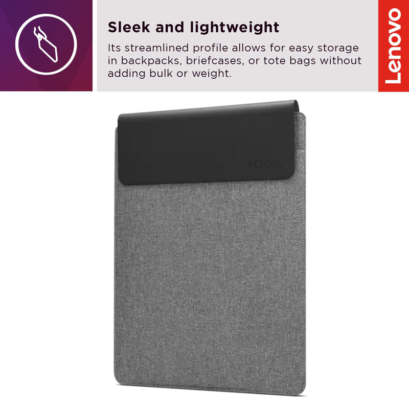 Lenovo Digital Pen 2 for IdeaPad & Yoga Laptops - Ultra-Tactile Elastomer Tip with 4,096 Pressure Levels & Extended Battery Life + 16" Yoga Laptop Sleeve Case with Accessory Pocket