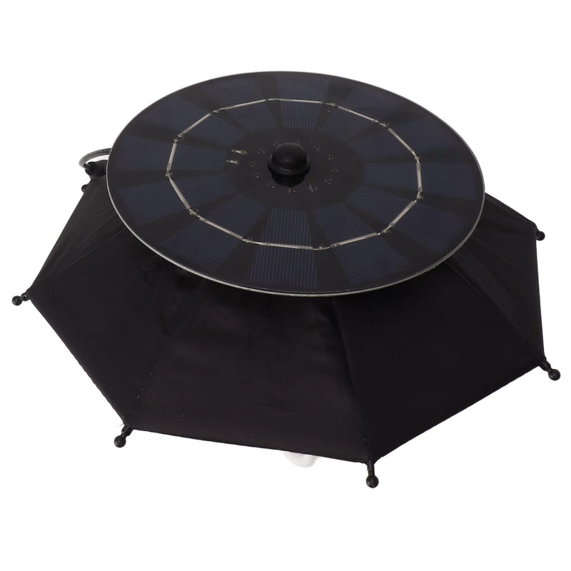 Buachois 10W Solar Panel Phone Umbrella Portable Rain Sun Protection Stand | 10W Solar Panel Phone Umbrella with Charging and Stand Portable Rain and Sun Protection Umbrella for Outdoor Activities