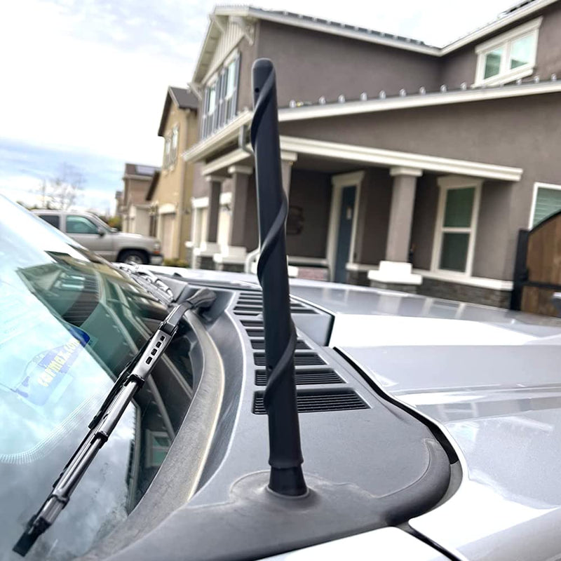 BASIKER Short Antenna for Ford F150 F-150 2009-2024 2025, Ford F150 Accessories, 7 Inch Truck Car Ford F150 F250 F350 Antenna Replacement for AM FM Reception Compatible with F ord F150 F250 F350