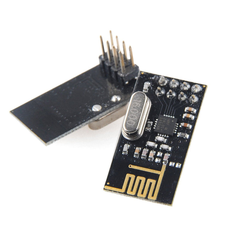 MakerFocus nRF24L01+ Wireless Transceiver Module 10pcs | RF Transceiver Module, 2.4GHz ISM Band, Onboard Antenna for Arduino, DIY Remote Control, IoT Wireless Projects