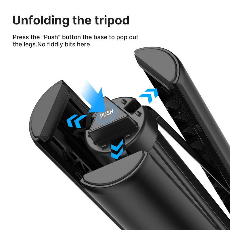 59in Invisible Selfie Stick Tripod for Insta360 X4/GO 3/X3/ONE RS/ONE X2/ONE X/GO 2/ONE R/ONE - ULANZI TT52 Extension Pole Selfie Stick Handle Grip Adjustable Waterproof for GoPro DJI and More