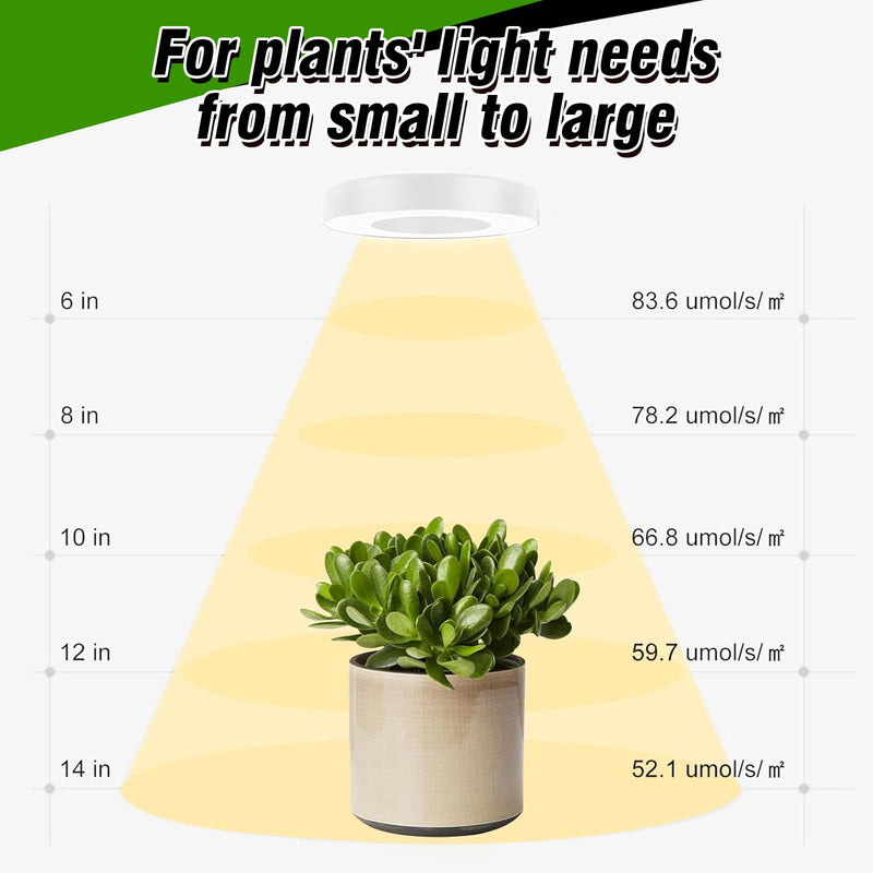 SciFiVisi Pack of 3 Plant Lamps, LED Full Spectrum, Plant Light with Auto Timer, 3 Colours, 10 Brightnesses, LED Plant Lamp for Indoor Plants (White, 3 Heads) White 3 Heads