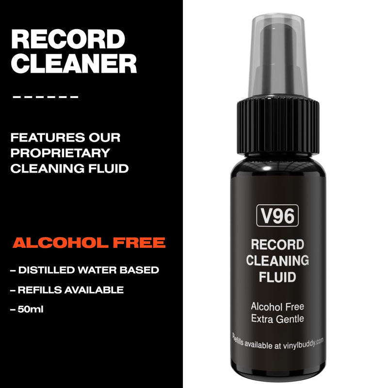 Ultimate Vinyl Record Cleaning Kit | Includes: Record Cleaner, Velvet Brush, Microfiber Brush, Stylus Brush & Storage Pouch - Restore & Revive Your LPs