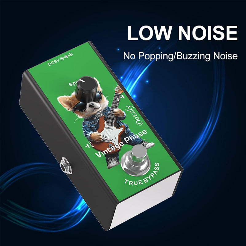 Phaser Guitar Pedal Vintage Phase Electric Guitar Effects Pedal DC 9V True Bypass Vintage Phase Pedal