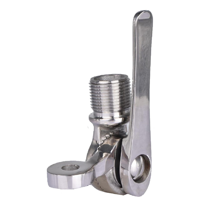 [AUSTRALIA] - NovelBee Marine VHF Antenna Mount,316 Stainless Steel Antenna Adjustable Base Bracket Holder for Boats 