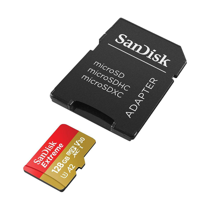 SanDisk Extreme 128 GB microSDXC, SDSQXA1-128G-AN6MA