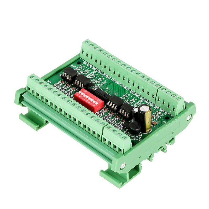 [AUSTRALIA] - 1Pc 8-Channel 5V/24V Level Converter Module 10MHZ NPN/PNP to NPN Conversion Module for PLC MCU Interface Matching 
