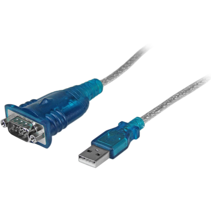 StarTech.com USB to Serial RS232 Adapter & 10 ft Serial Cable Bundle
