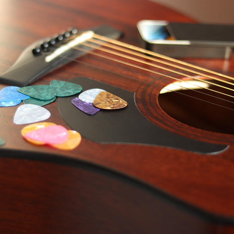 [AUSTRALIA] - 3 Thickness Guitar Picks,48 Pcs Fishkonw Guitar Picks for Acoustic Guitar,Thin,Medium,Heavy Guitar Pic for Bass Guitar 3 Thickness 