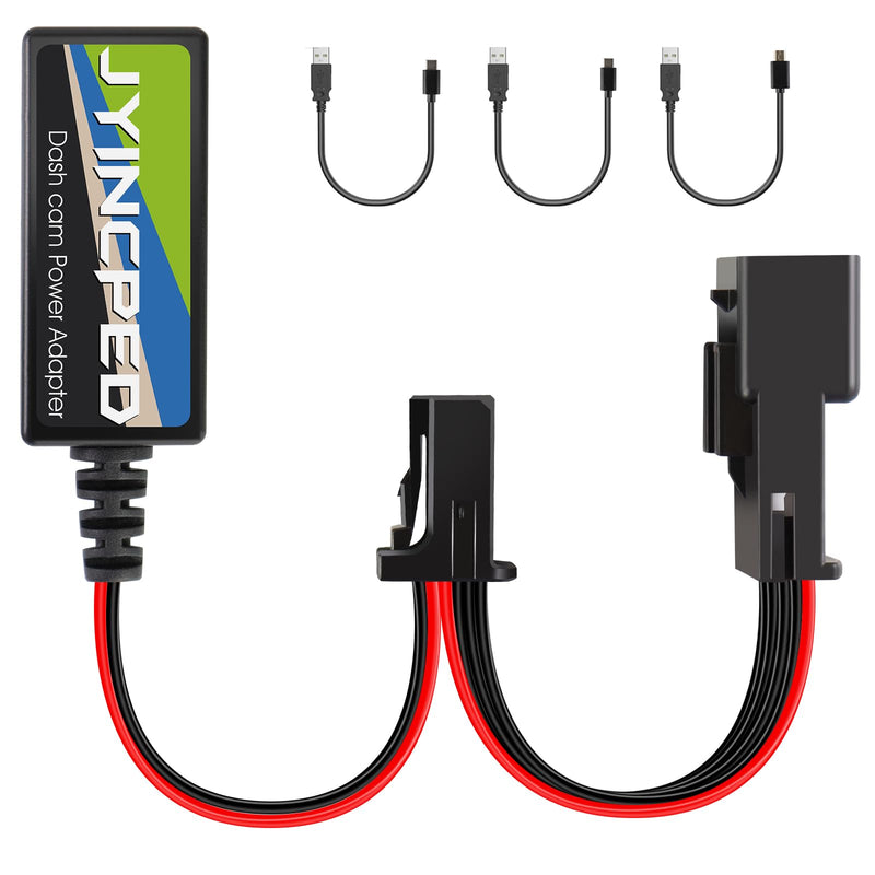 Dash Cam Power Adapter (12-Pin Type A) for 15-23 Toyota Tacoma/15-16 Highlander/16-20 Sienna/18-21 Tundra/Select Honda Ridgeline,Connects to Auto-Dimming Rearview Mirror, USB Power Dash Cam Adapter