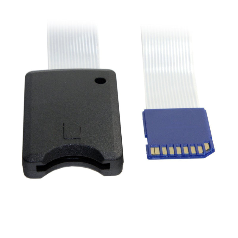 Standard SD SDHC Memory Card Kit Male to SD Female Extension Soft Flat FPC Cable Extender 25cm
