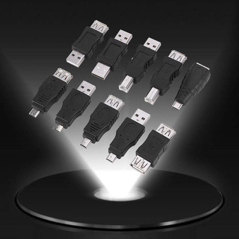 USB Adapter Kit, 40PCS Multiple USB2.0 Adapter Converter Connectors, Compatible USB1.1/1.0
