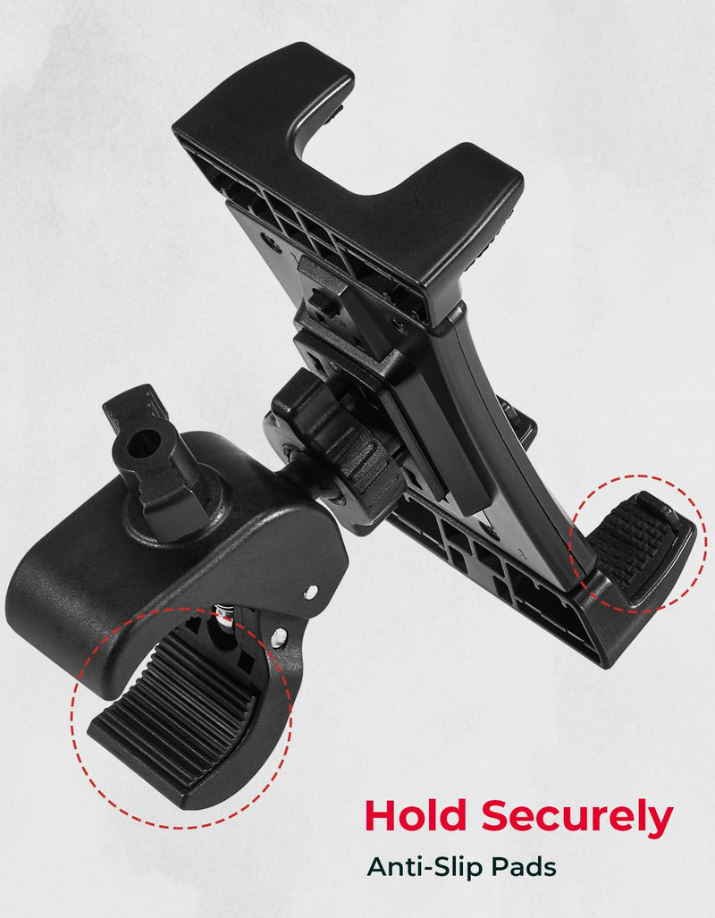 KEMIMOTO UTV Phone Mount ATV Holder, Fit 4.7"-13" Phone & Tablet | 360° Adjustable Heavy Duty, Compatible with Can-Am Maverick X3 Outlander Polaris RZR Sportsman Kawasaki Talon Viking