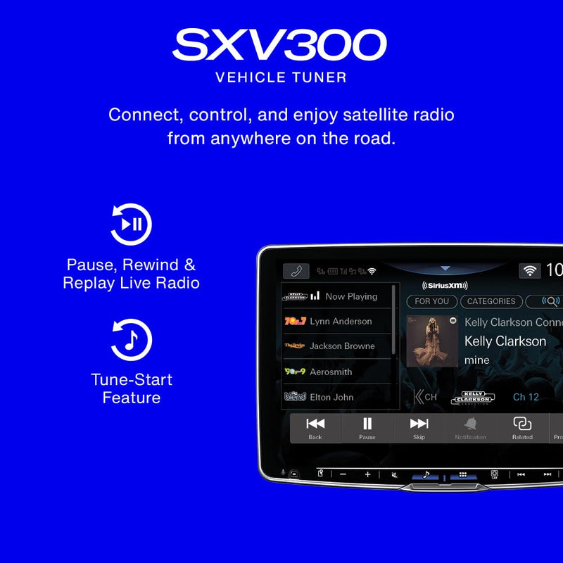SiriusXM SXV300V1 Satellite Radio Vehicle Tuner, Add to Any SiriusXM-Ready Car Stereo (SXV300V1)
