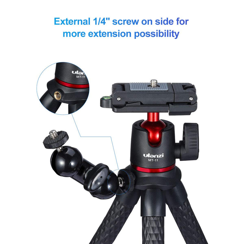 ULANZI Camera Tripod W MT-91 Flexible Octopus Tripod for Phone