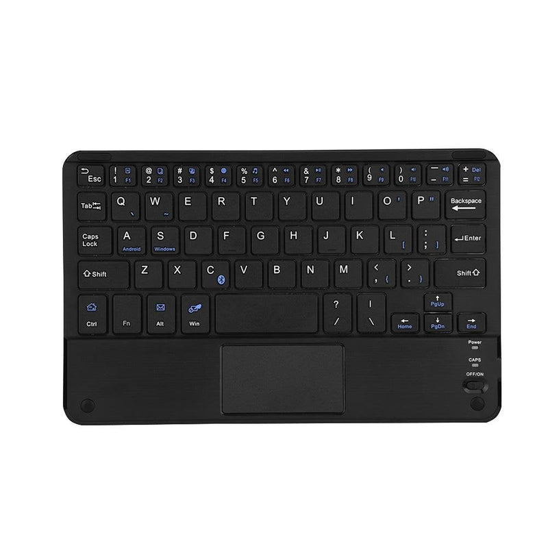 Ultra-Slim Bluetooth Keyboard, Mini Portable Wireless Bluetooth3.0 Keyboard with Touchpad, Compatible with Android/Windows System, for PC/Tablet/Computer/Smart Phone