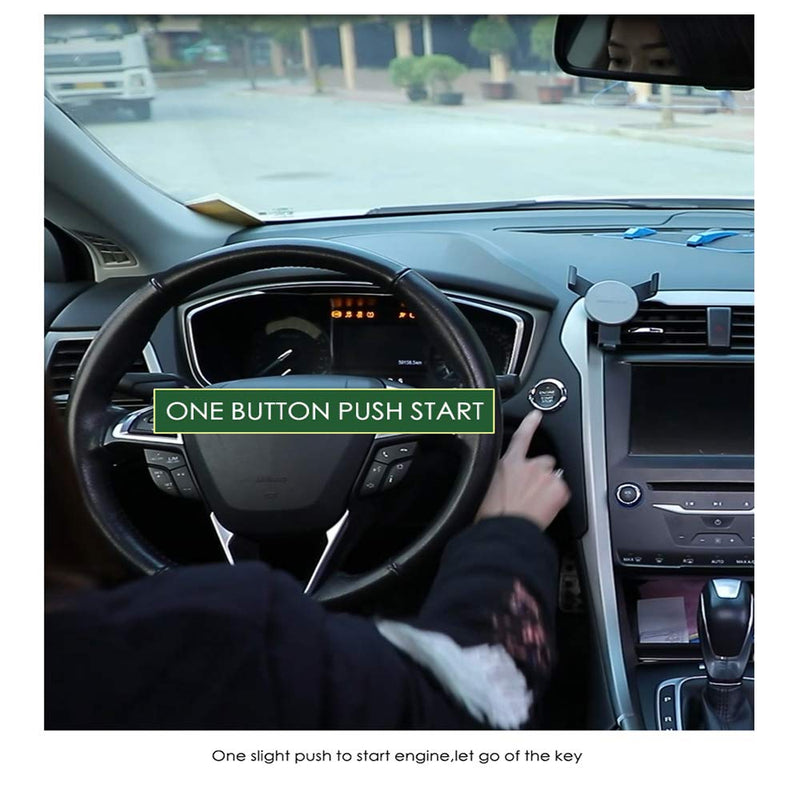 Universal Car Remote Engine Starter Push Engine Start for Car Keyless Entry Lock/Unlock Trunk Release Remote Key or Phone Control Gifts for Man MP900-2