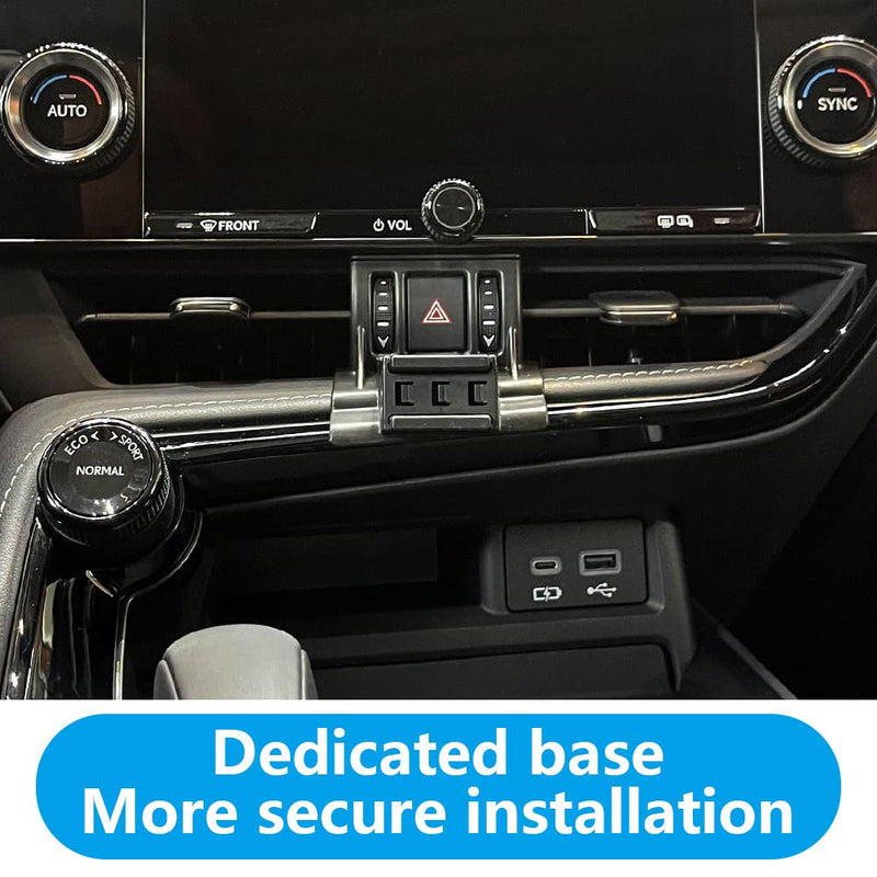 Car Phone Holder for Lexus NX 2022 2023 2024 2025 2026 NX250 NX350 NX350h NX450h+ and NX Hybrid SUV Auto Interior Accessories Cell Phones Mount Cellphone Mobile Cradle Charging Navigation Stand for 2022-2026 Lexus NX