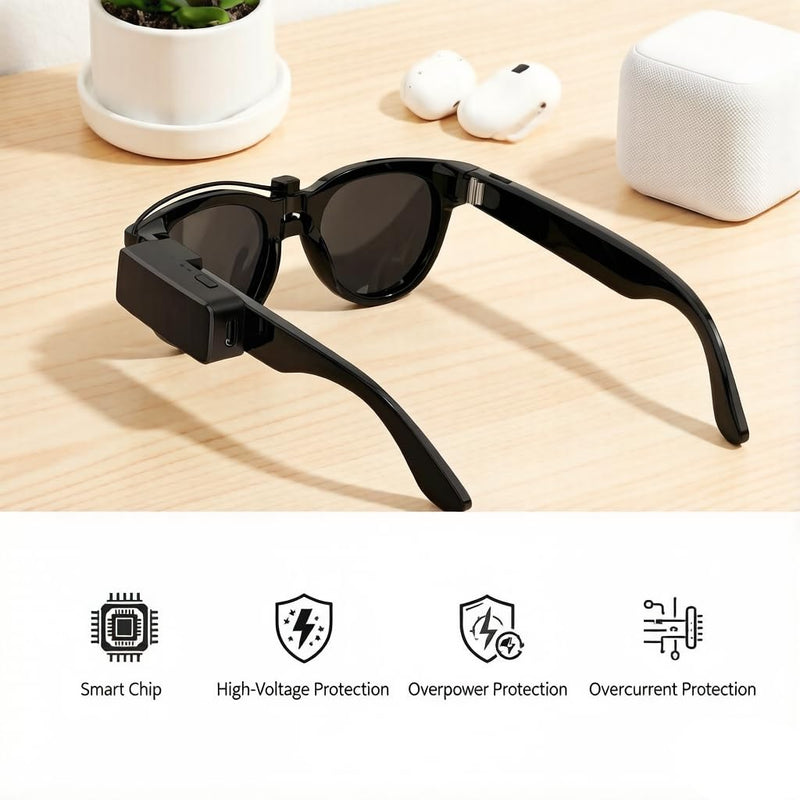 Wearable Battery Pack Charger Compatible with Ray-Ban/Oakley Meta Smart Glasses Gen 1 & Gen 2, Ultra-Light Mini Power Bank Accessories for Wayfarer/Headliner/Skyler/HSTN