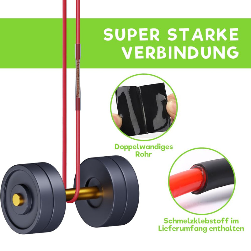 [AUSTRALIA] - 2 Pieces 3:1 Heat Shrink Tubing, Diameter 30 mm & 2 m Length, Heat Shrink Tubes with Adhesive, Waterproof and Insulation, Heat Shrink Tubing Sold by the Metre for Cable Insulation, Marking, Cable Ø30mm & 2m 