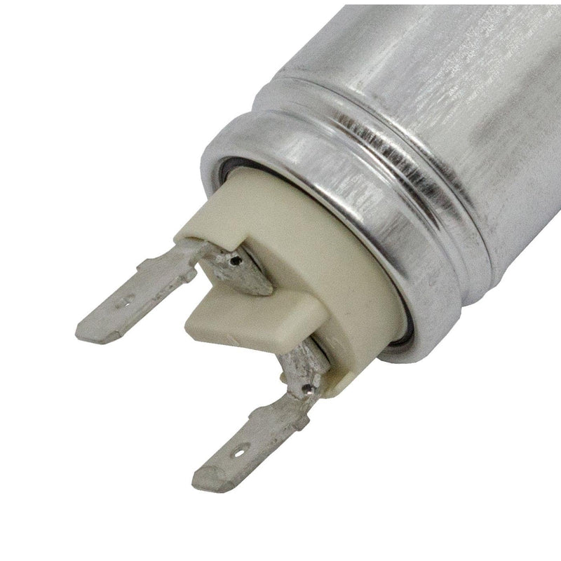 Lumonic Starting Capacitor Hydra MKP-500 4-A [incl. Plug 6.3 x 0.8 mm] Motor Capacitor 4µF 470V 30 x 48 mm I Capacitor with High-Quality Metal Housing