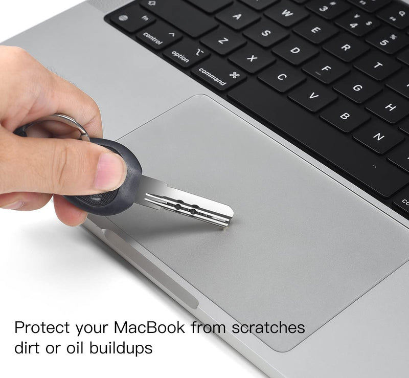 2 Pack MacBook Pro 14 Trackpad Protector Cover Skin, Clear Anti-Scratch Touchpad Cover Film for 2022 2021 New Apple MacBook Pro 14 Inch M1 Pro/Max Chip Model A2442 Protective Accessories MacBook Pro 14 A2442