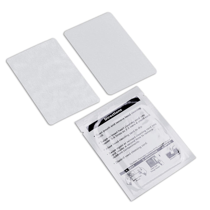 CR80 Cleaning Cards, Dual Side Card Reader Cleaner, POS Swipe Terminal Cleaning Cards CK-CR80 (25pcs) 1 Count (Pack of 25)