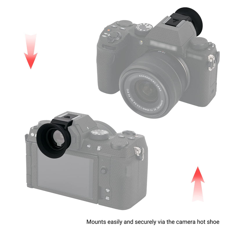 Soft Silicon Camera Viewfinder Eyecup Eyeshade for Fuji Fujifilm X-S20 X-S10 XS10 X-T200 XT200 Eyepiece Eye Cup Protector for X-S20 X-S10 X-T200