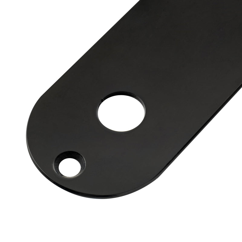 Musiclily Pro 32mm Steel Tele Control Plate with Narrow Pots Hole Spacing and Angled Switch Slot for Telecaster Electric Guitar, Black