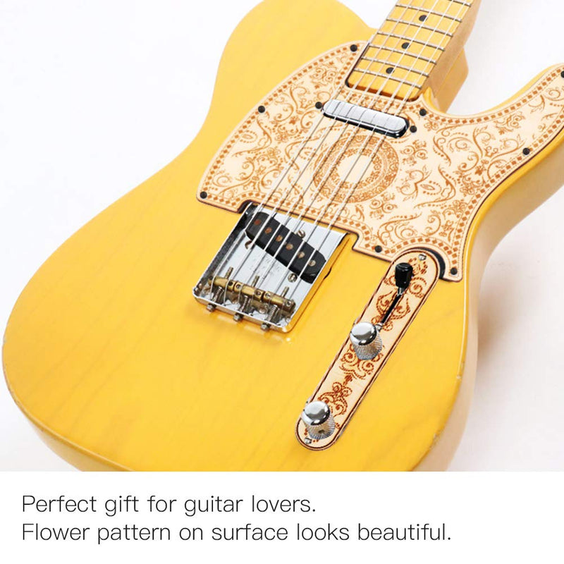 Telecaster Pickguard, Maple Wood Telecaster Control Plate, Guitar Pickguard Suitable for TL Electric Guitar