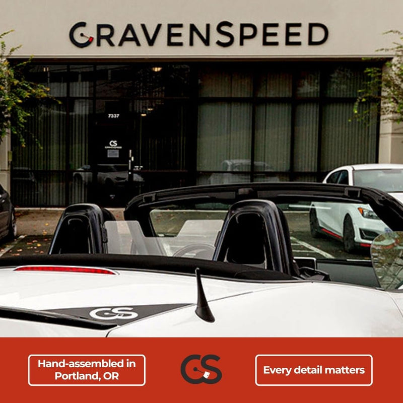 [AUSTRALIA] - CravenSpeed Stubby Antenna Compatible with Ford F-250 & F-350 Super Duty 2017-2026 | 3.2 Inches | Short Antenna Replacement | Made in The USA F-250 & F-350 2017-2026 