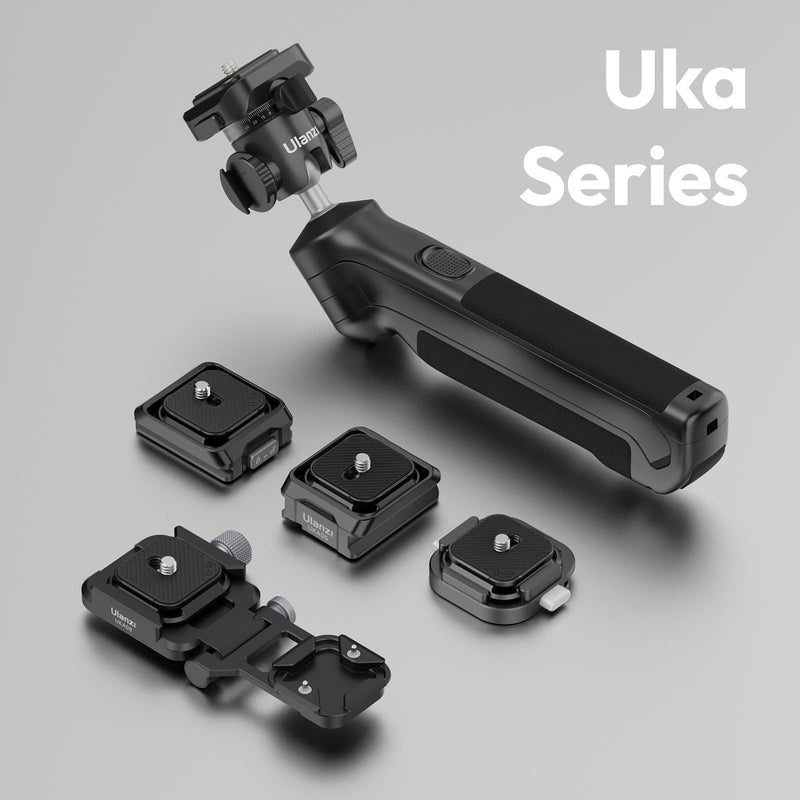 [AUSTRALIA] - ULANZI Camera Backpack Strap Clip,w Plate Quick Release System, Compatible w Uka QR Plates, for Sony, Nikon, Fuji, DSLR Action Cam Mount, Bearable Load up to 10kg【Not Compatible w F38/Arca System】 