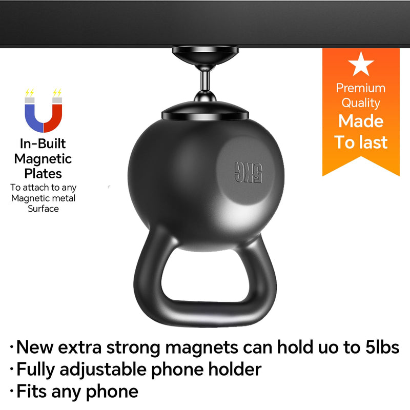 Coolpow Gym Magnetic Phone Holder Mount