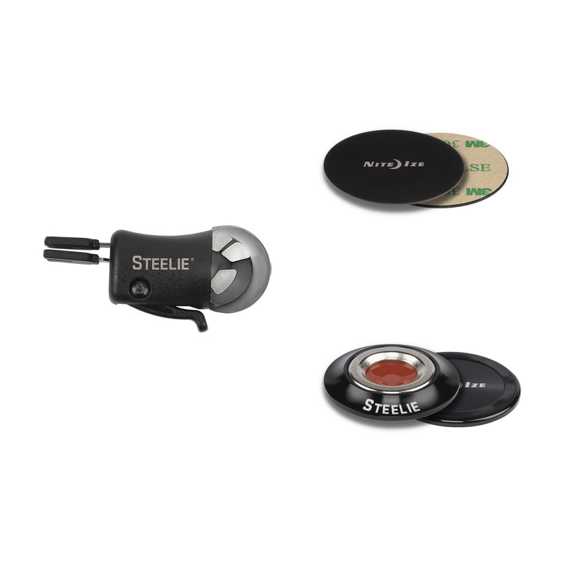 Nite Ize Steelie Vent Kit - Magnetic Cell Phone Holder for Car Vents - Phone Mount - Orbiter