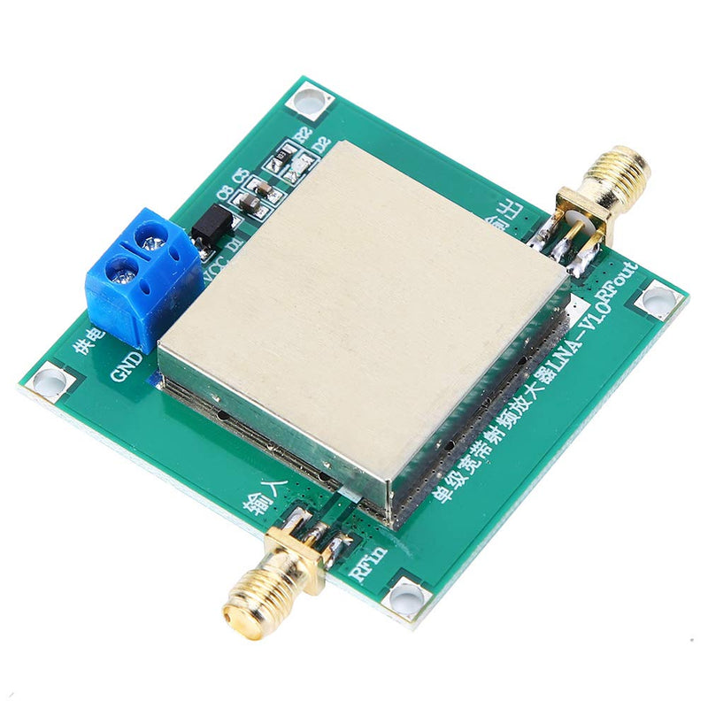 RF Amplifier, Low Noise RF Broadband Amplifier LNA (1-3000MHz Gain:20dB) 12V DC for Shortwave FM Broadcasting Remote Receiver